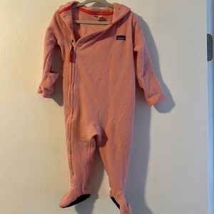 Patagonia pink fleece bunting